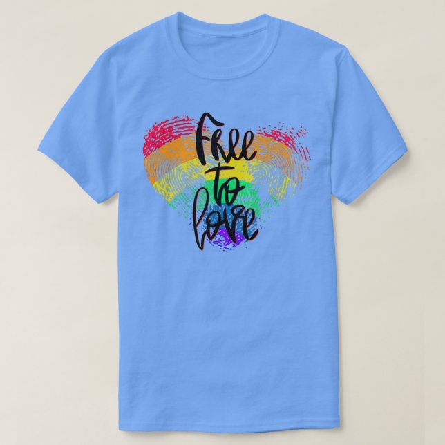 T-shirt Libre à aimer (Design devant)