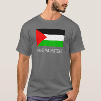 T-shirt libre de gris de la Palestine