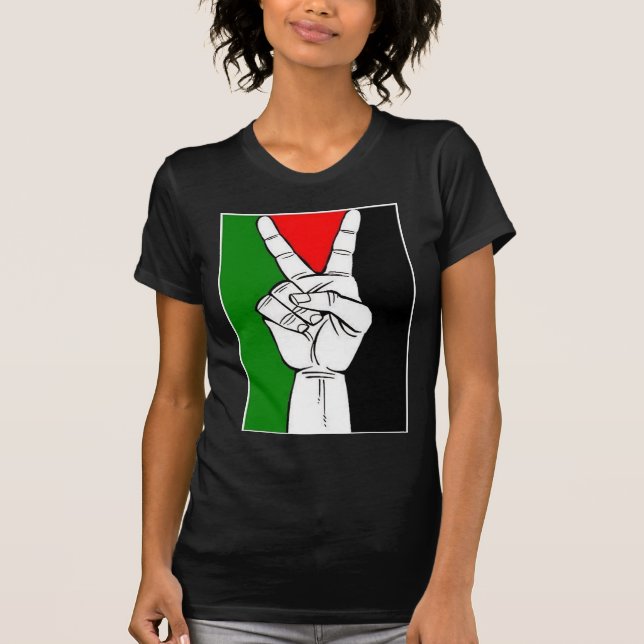 T-shirt libre de la Palestine (Devant)