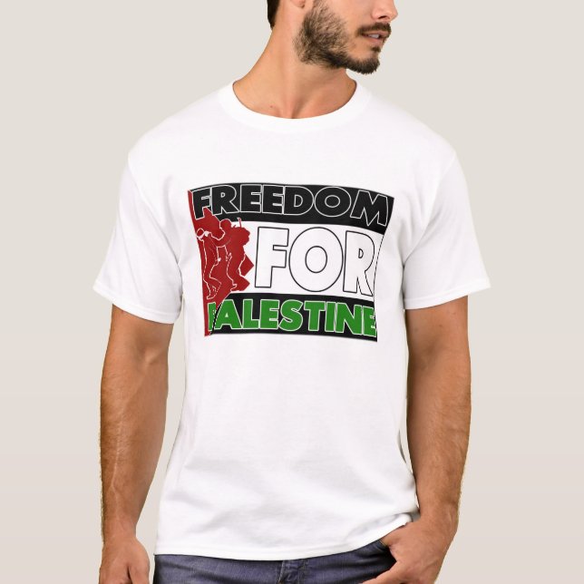 T-shirt libre de la Palestine (Devant)