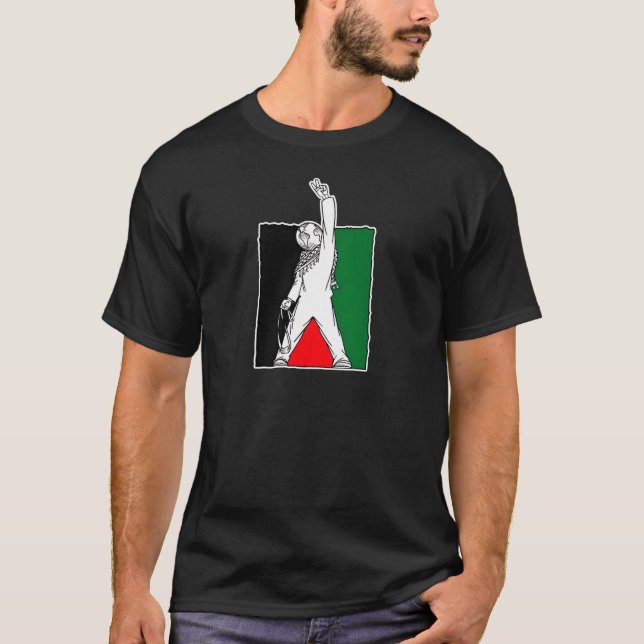 T-shirt libre de la Palestine (Devant)
