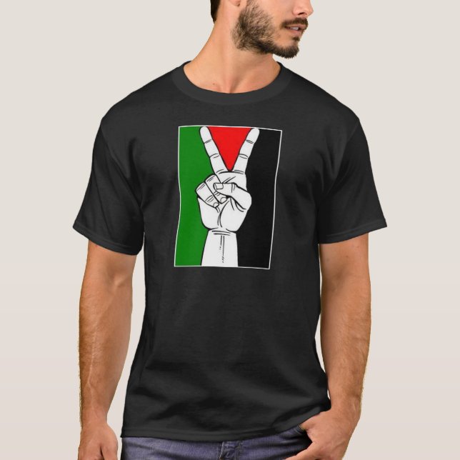 T-shirt libre de la Palestine (Devant)