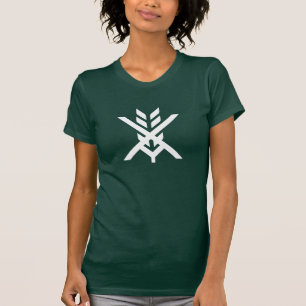 T-shirt libre de pictogramme de gluten