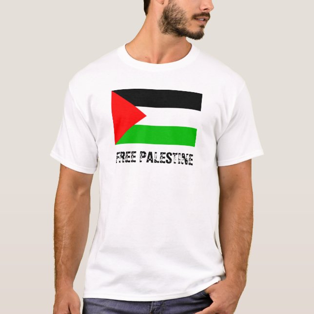 T-shirt libre de prime de la Palestine (Devant)