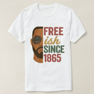 T-shirt Libre depuis 1865 Junetdix Black History