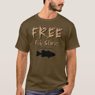 T-shirt libre d'histoires de poissons