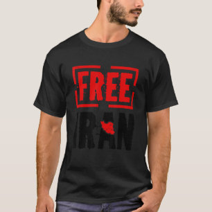 T-shirt Libre Iran Liberté Amour persan Azadi Iranian Quo