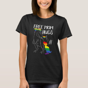 T-shirt Libre Maman Hugues Dinosaur Rex Mama Lgbt Lesbian 