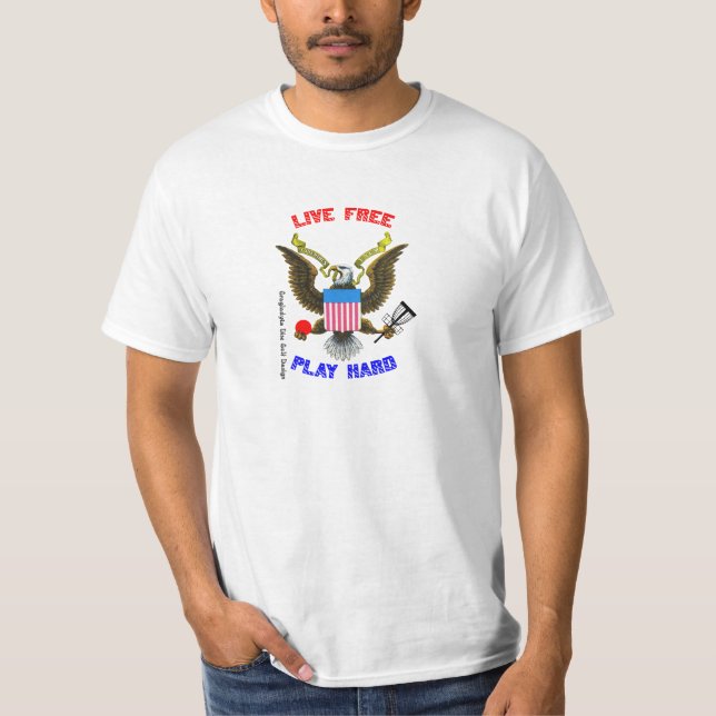 T-shirt Libre vivant - jeu dur (Devant)