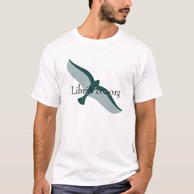 T-shirt LibriVox diagonal (Devant)
