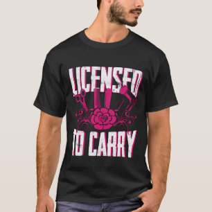 T-shirt Licence De Porte-Cheveux Coiffeur Styliste