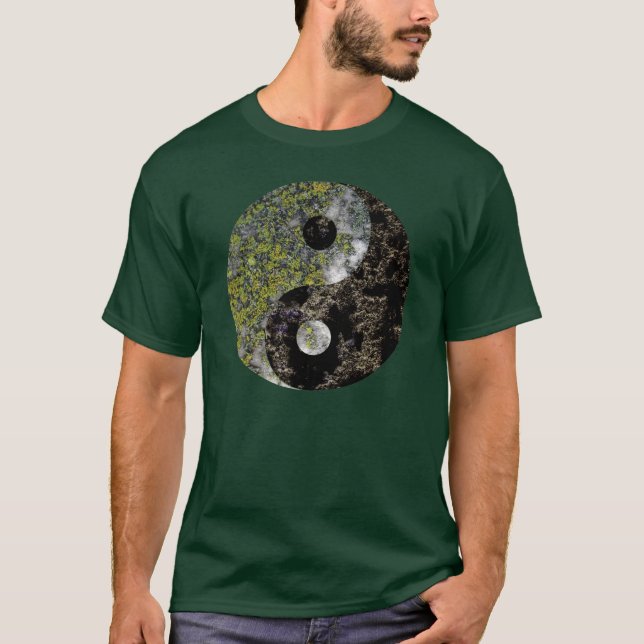 T-shirt lichen de yang de yin (Devant)