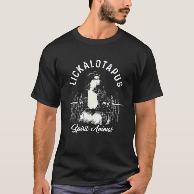 T-shirt Lickalotapus Est Mon Esprit Animal (Devant)