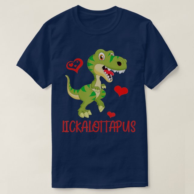 T-shirt Lickalottapus lesbienne  (Design devant)