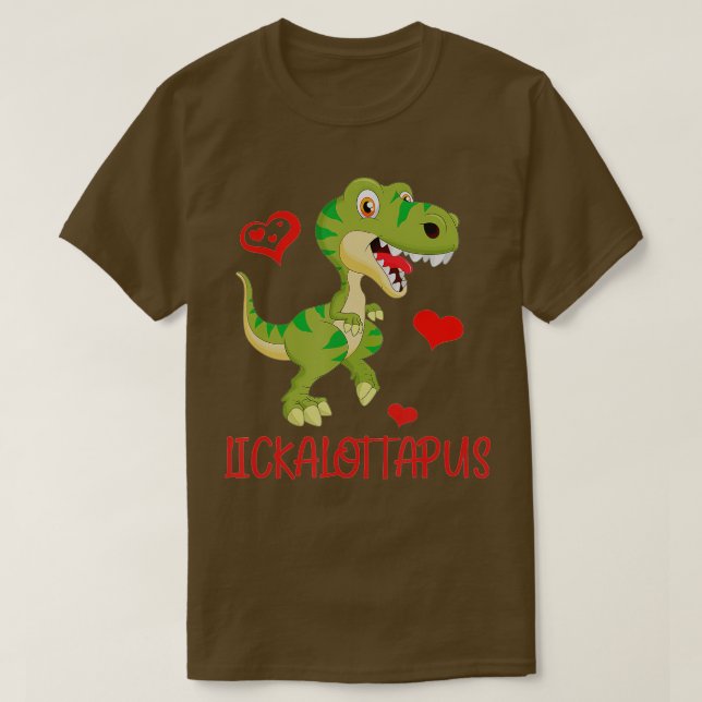 T-shirt Lickalottapus lesbienne (Design devant)