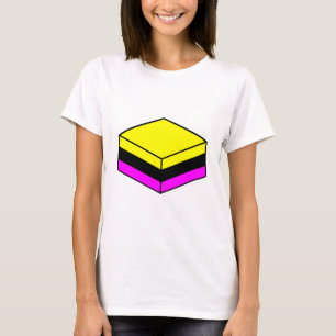 T-shirt Licorice All Sort - Jaune, Noir et Magenta