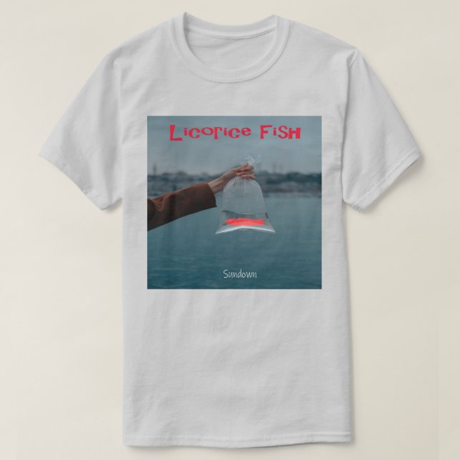 T-shirt Licorice Fish - Sundown (Design devant)