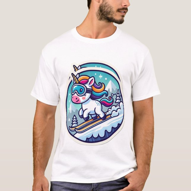 t-shirt licorne (Devant)