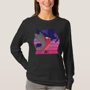 T-shirt Licorne ailée I Galah à poitrine de rose hurlant C