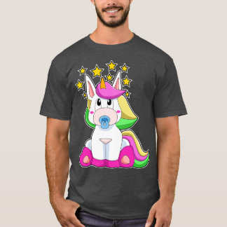 T-shirt Licorne bébé avec tétine