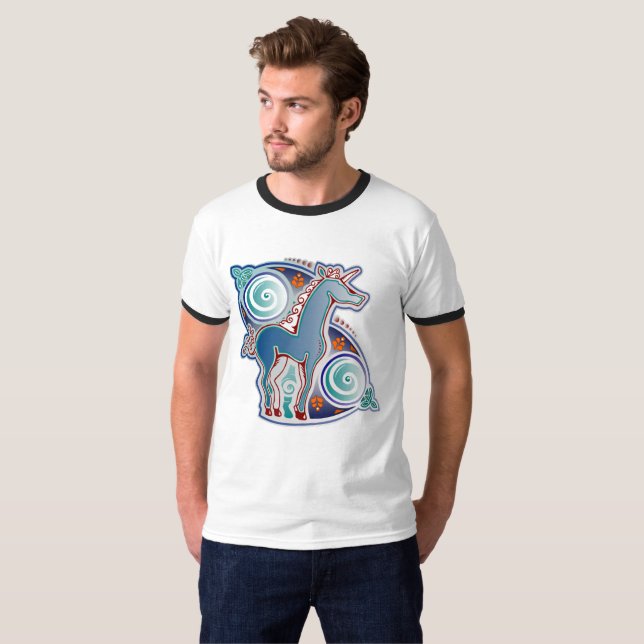 T-shirt Licorne celtique (Devant entier)