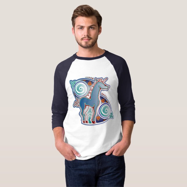 T-shirt Licorne celtique (Devant entier)