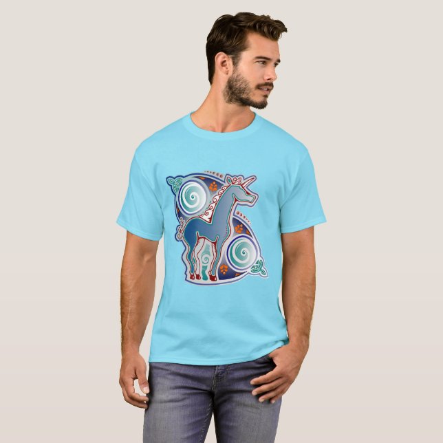 T-shirt Licorne celtique (Devant entier)