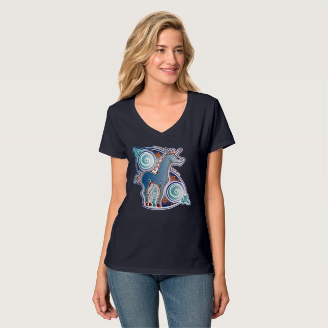 T-shirt Licorne celtique (Devant entier)