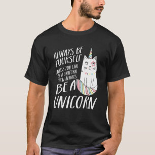 T-shirt Licorne Chat Caticorn Kittycorn Filles Femmes Arc-