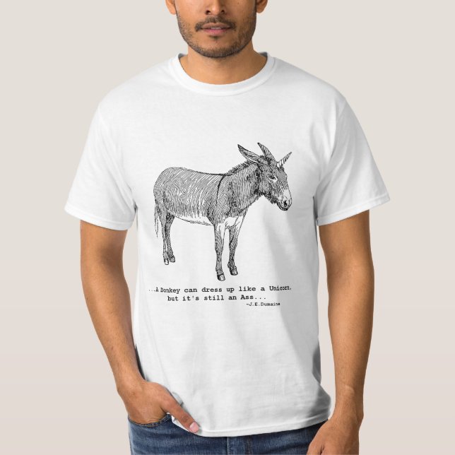T-shirt Licorne d'âne (Devant)