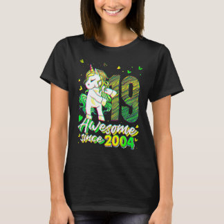 T-shirt Licorne de 19 ans faisant du flossing pour son 19è