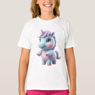T-shirt Licorne de Barbe à Papa