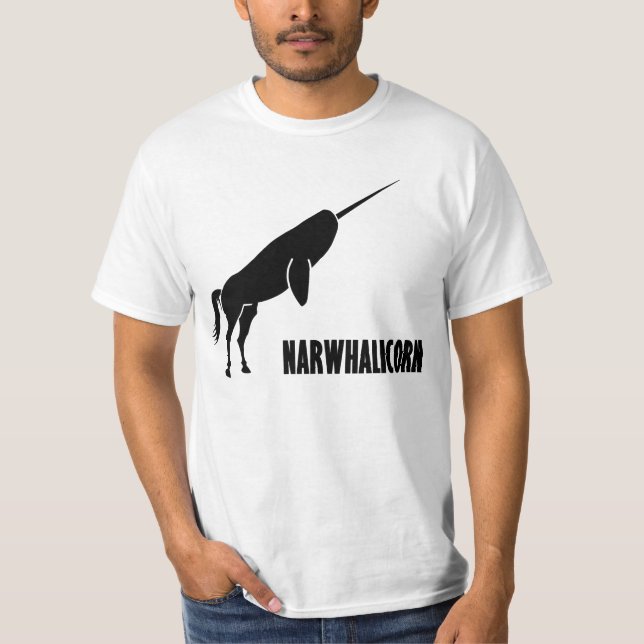 T-shirt Licorne de Narwhalicorn Narwhal (Devant)