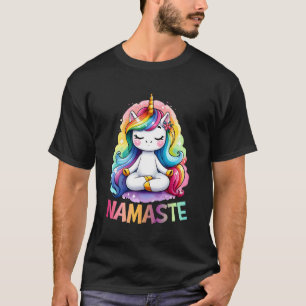 T-shirt Licorne de Yoga Namaste Cadeau de Yogi Amateurs de