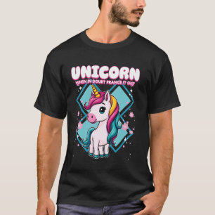 T-shirt Licorne En cas de doute Dansez-le Licorne