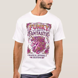 T-shirt Licorne funky et fantastique design zazzle stylé_