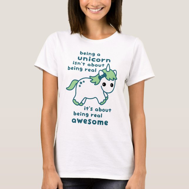 T-shirt Licorne impressionnante (Devant)