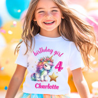 Licorne pailletée étoile magique Filles anniversai
