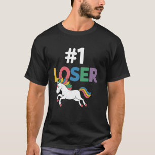 T-shirt Licorne Perdant Drôle Graphique Nouveauté Humour S