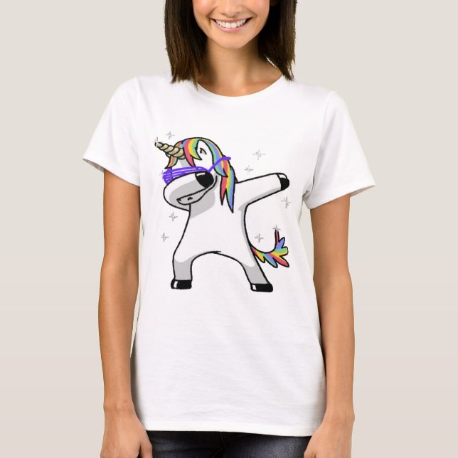 T-shirt Licorne tamponnante (Devant)