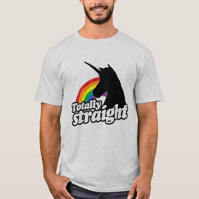 T-SHIRT LICORNE TOTALEMENT DROITE - .PNG (Devant)