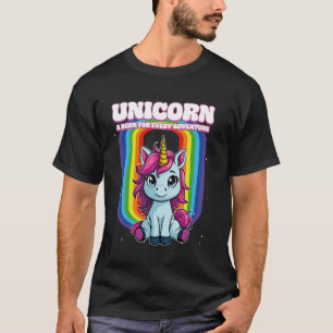 T-shirt Licorne Une corne pour chaque aventure Licorne