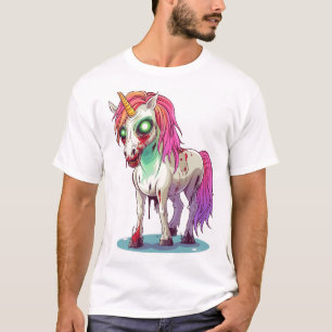T-shirt  Licorne zombie