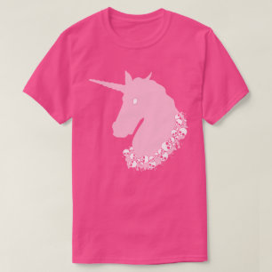 T-Shirt Licorne Zombie Rose