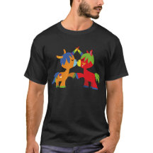 T-shirt Licornes LGBTQIA Dessin Animé Mignon