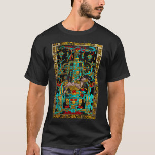 T-shirt Lid Du Grand Tombeau De Pakal - Palenque Astronau