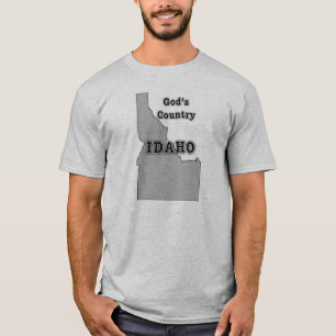 T-shirt L'Idaho est le PAYS d'un DIEU