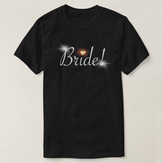 T-shirt L'idée de cadeau de mariée (Design devant)