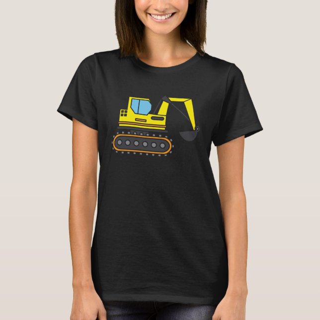T-shirt L'idée de chantier u2013 createurs amour creuser (Devant)
