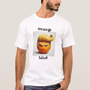 T-shirt L'idiot orange original